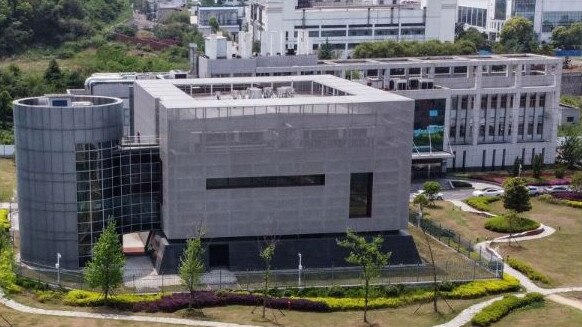 An aerial of the Wuhan lab. Picture: Supplied