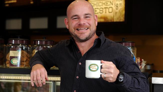 Kenton Campbell is a king to coffee lovers. Pic John Gass