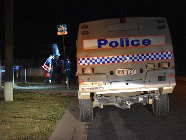 Queensland Police Service attending an incident in Mackay on Tuesday night, November 24. Generic QPS. Picture: Zizi Averill