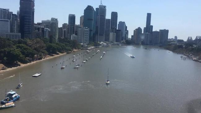 Brisbane CBD from the air