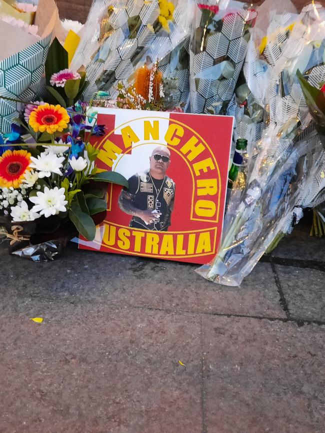 A memorial to Pitasoni Ulavalu on the footpath outside Kokomo's nightclub.