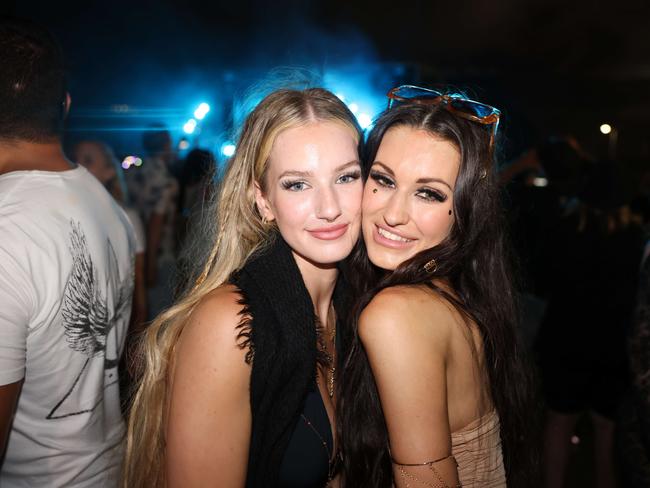 Zoe Lacey and Jade Lacey at Ultra Music Festival 2025 at Broadwater Parklands for Gold Coast at Large. Picture, Portia Large.