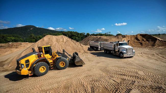 The Pioneer North Queensland sand mine could be repurposed into a water sport destination. Picture: PNQ