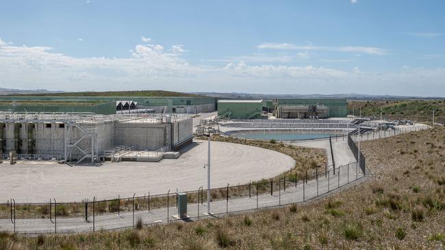 The desalination plant is located in Wonthaggi. Picture: Jake Nowakowski