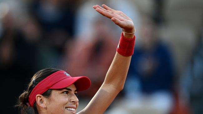 Australia’s Ajla Tomljanovic made it to round 2 at the French Open with one of the biggest wins of her career. Picture: AFP