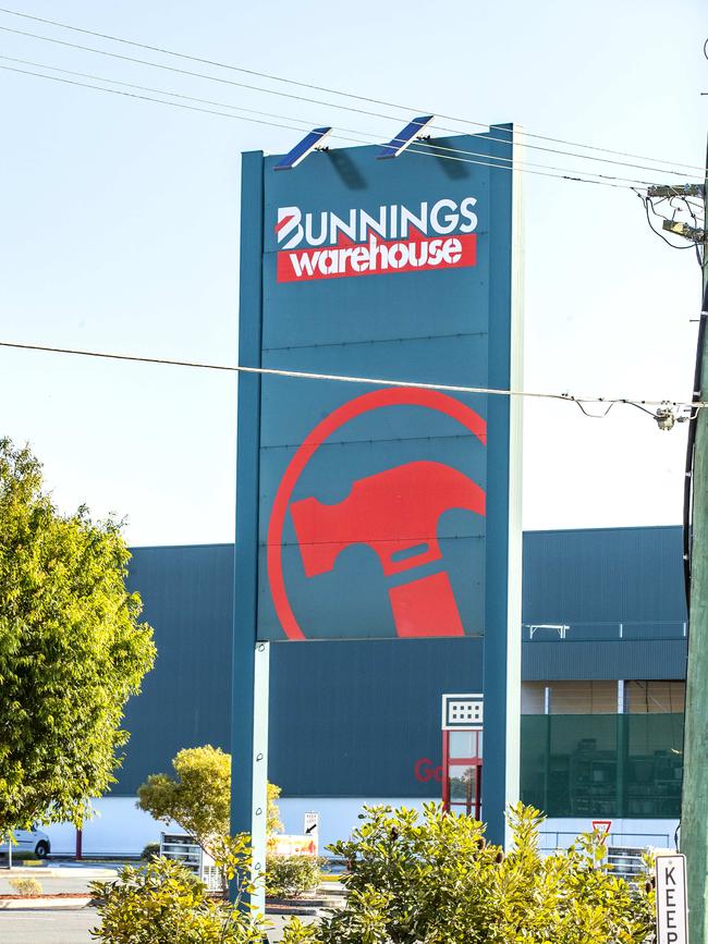 Gladys Berejiklian was asked why retailers such as Bunnings are still open. Picture: Richard Walker