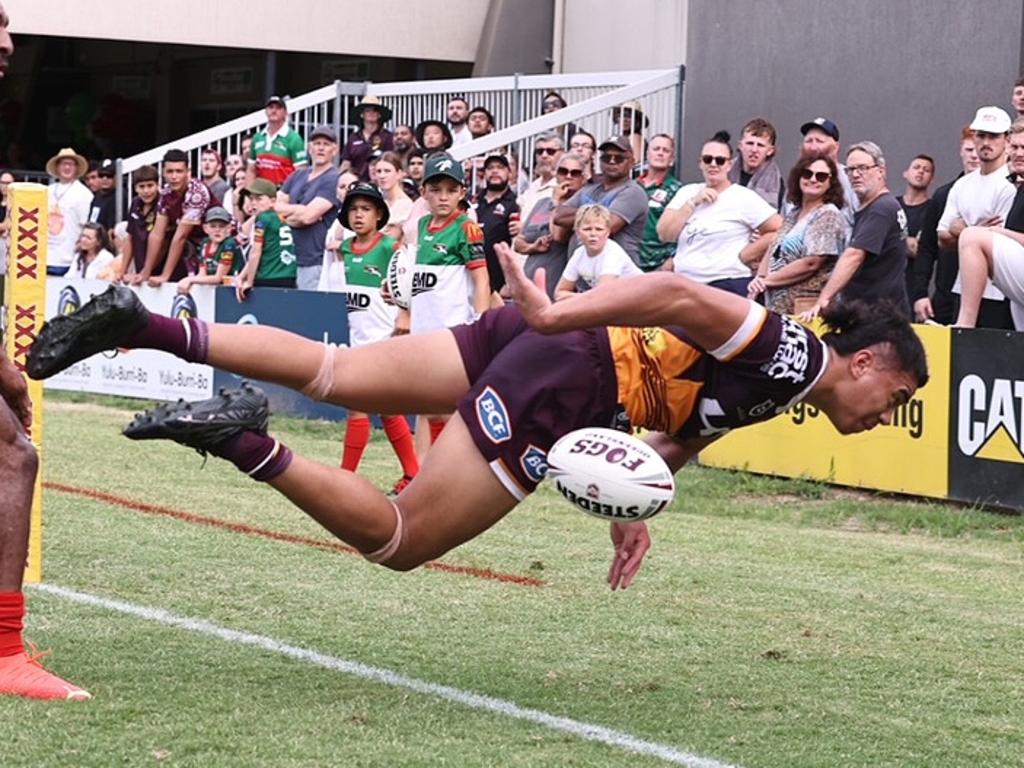 Israel Leota has been compared to Israel Folau. Picture: Jim O’Reilly