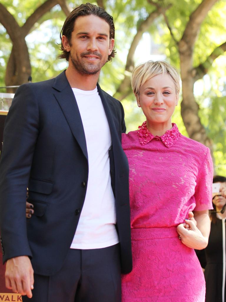 Kaley Cuoco and first husband Ryan Sweeting.