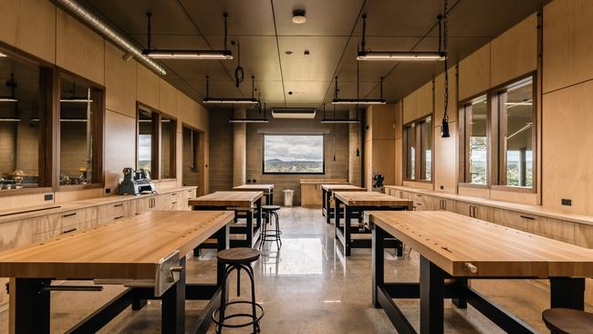 Workshop space at the Centre for Rare Arts and Forgotten Trades in Ballarat.