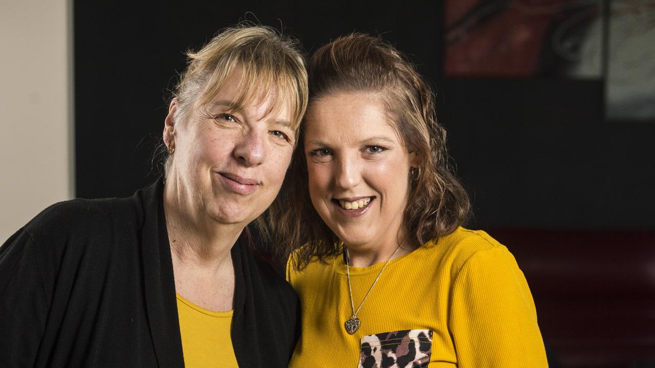 Kahler Baker with mum Leanne Rissman. Kahler has Alagille syndrome and requires a kidney donation after receiving a liver donation at the age of five, Friday, July 30, 2021. Picture: Kevin Farmer