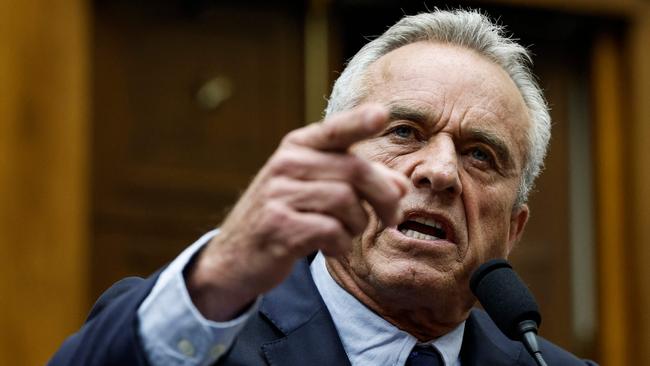 Robert F. Kennedy Jr. speaks during a hearing with the House Judiciary Subcommittee on the Weaponisation of the Federal Government. ‘I have never uttered a phrase that was either racist or anti-­Semitic.’ Picture: Getty Images