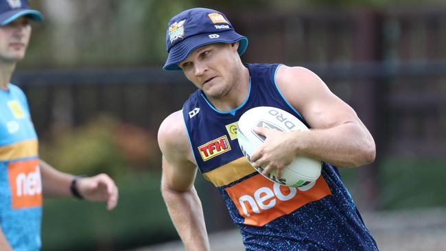 Gold Coast Titans' Dale Copley during training at Parkwood on the Gold Coast. Picture: Jason O'Brien