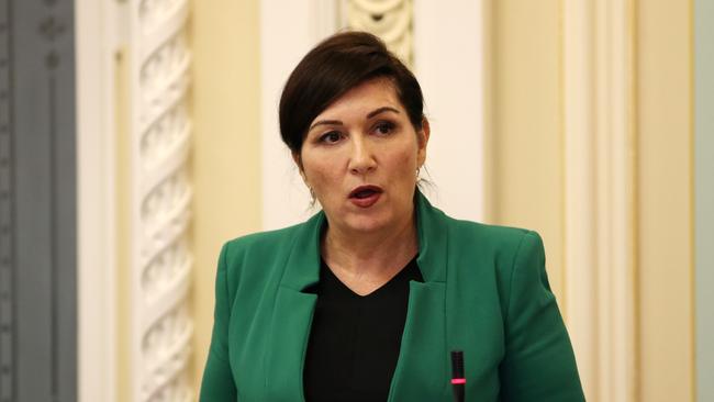 Environment Minister Leeanne Enoch in parliament. File picture