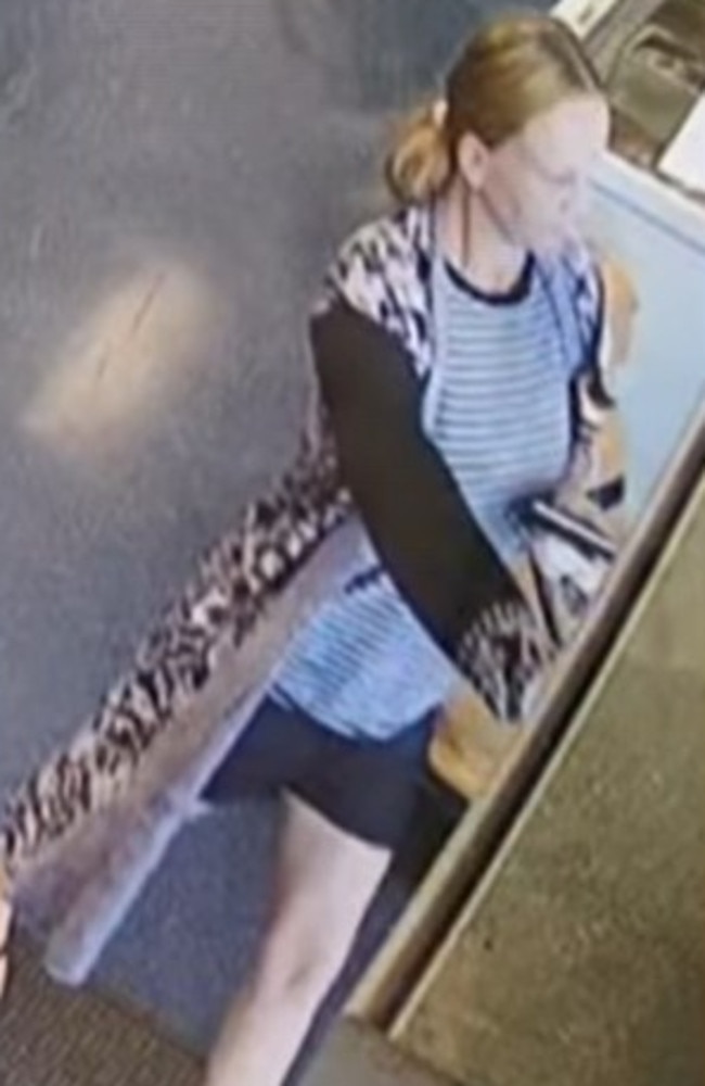 Rene Latimore was caught on CCTV at a Sarina supermarket, two days before she vanished. Picture: Queensland Police.