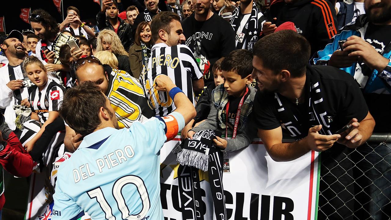 Alessandro Del Piero was a fan favourite.