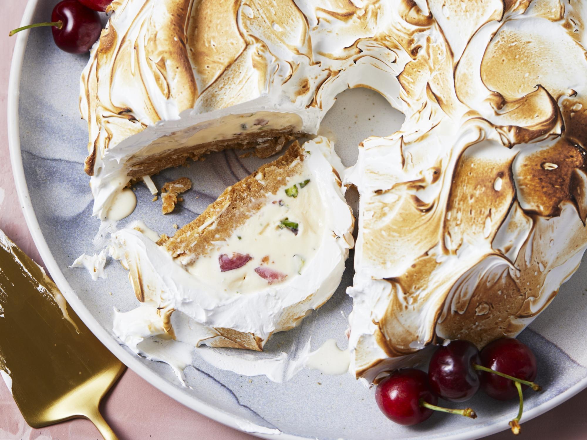 Showstopping cherry Bombe Alaska recipe | The Australian