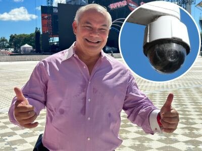 Gold Coast Mayor Tom tate reveals more CCTV cameras throughout the city