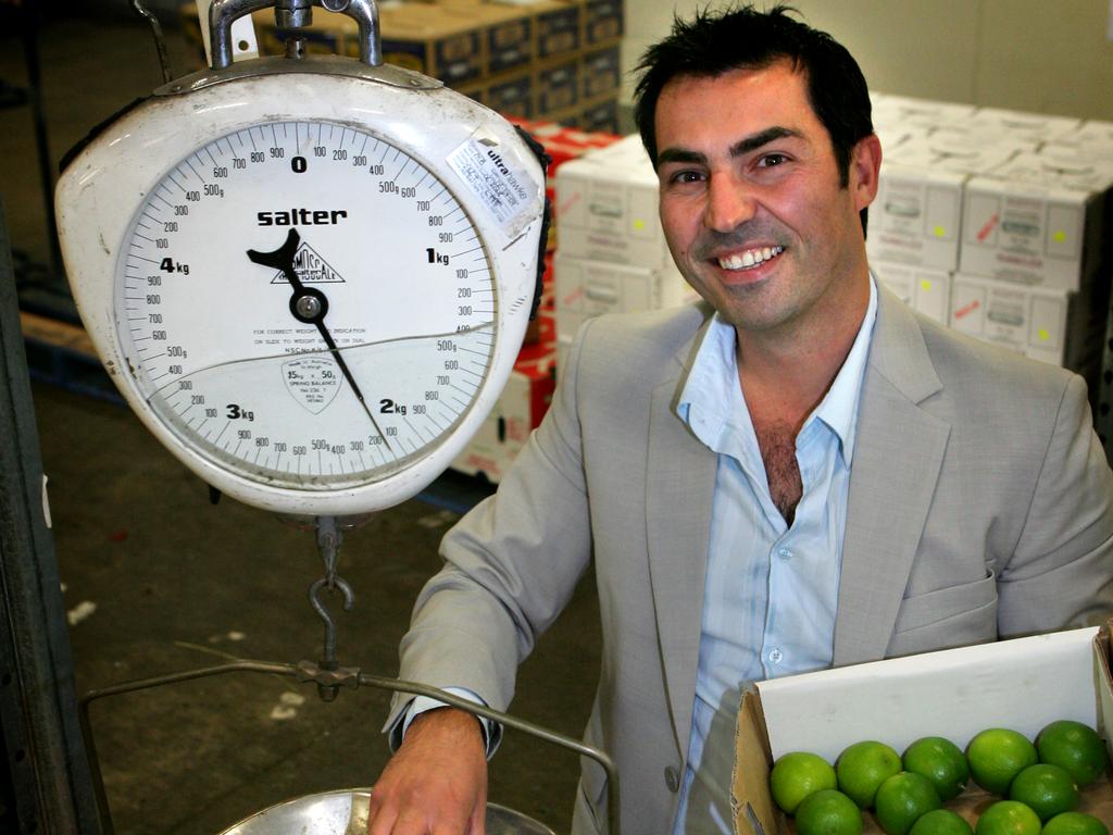 Bill Kollatos, pictured when he was chief executive of Yarra Valley Farms, is leaving In2food after it was sold.