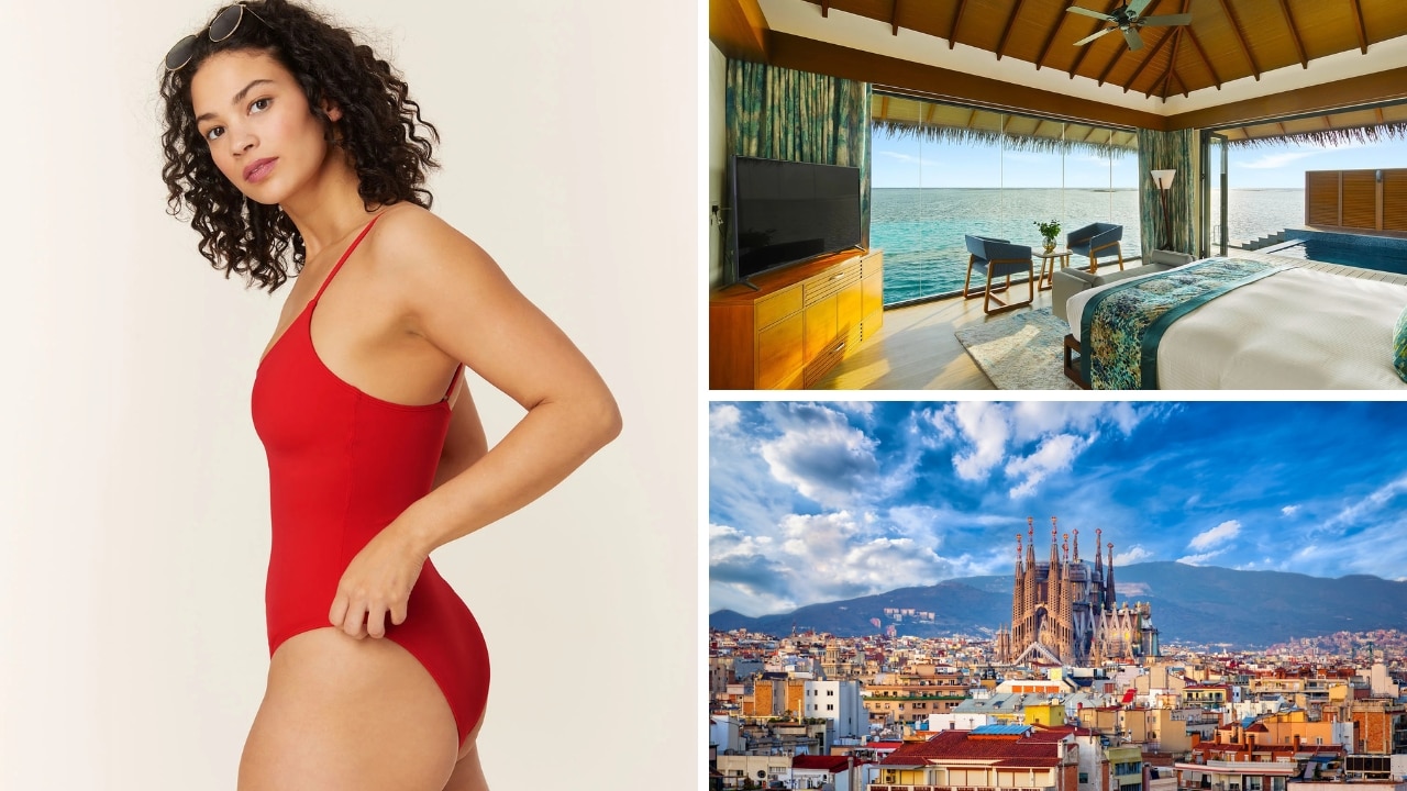 From companion fares to swimwear clearances, these are the best deals in travel for the week. Picture: Andie Swim, Luxury Escapes, iStock