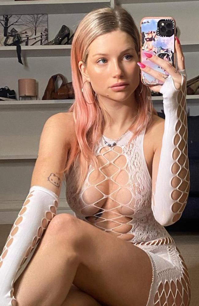 Lottie Moss, 24, has been dropped by her agency amid her nude photo scandal and her stint in rehab. Picture: Instagram/LottieMoss