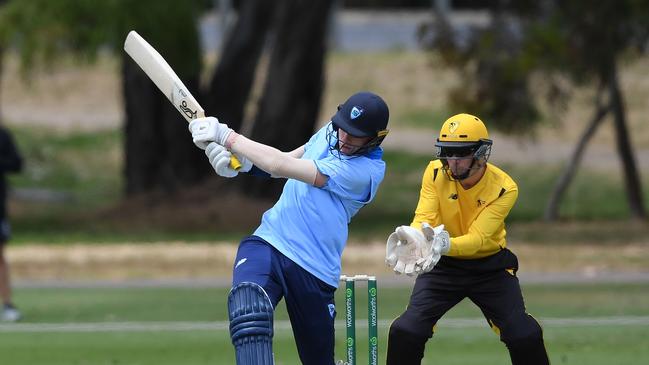 Jake Scott hits out for NSW Country. Supplied: Cricket NSW