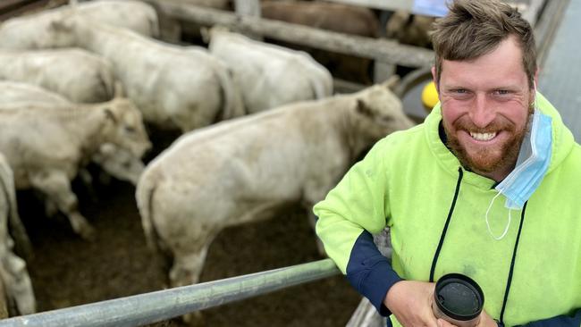 Vendor Owen Edge, Phoines Pastoral, Casterton. Picture: Kate Dowler