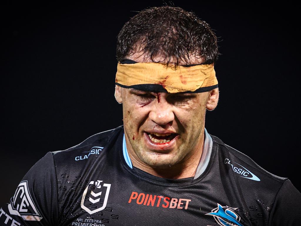 The Sharks are missing Dale Finucane. Picture: Jeremy Ng/Getty Images