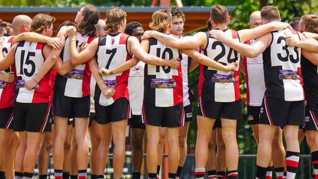 The Southern Districts Division 2 side was found in breach of a player point rule when they named a player who did not play. Picture: Courtney McCabe / AFLNT Media