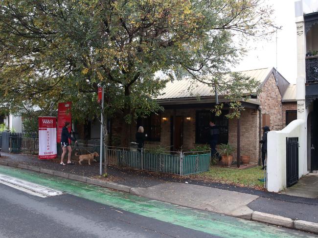 No. 21 Wilson St in Newtown just sold for $590,000 above reserve. Picture: David Swift.