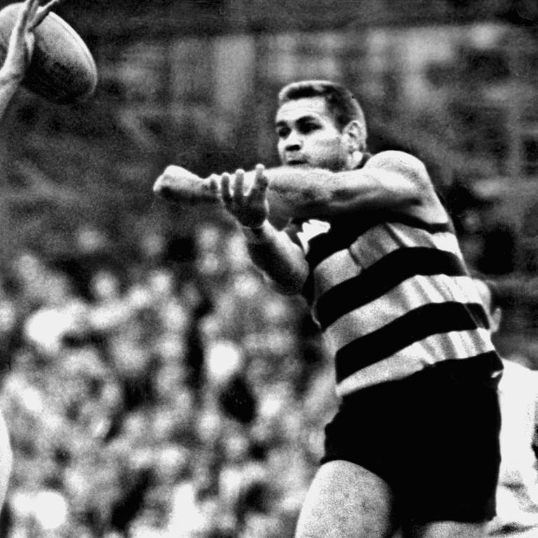 A gate at the entrance of the Joel Selwood Stand will be named after legendary ruckman Graham ‘Polly’ Farmer.