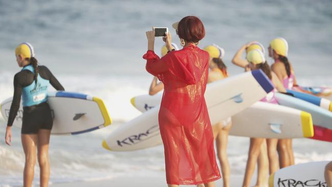 Nippers were yesterday photographed by a beachgoer. Picture: RICHARD MAMANDO