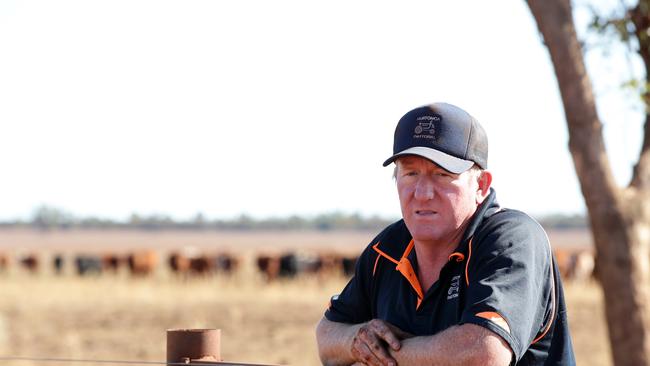 Farmer Peter Stuckey, 44, on his farm Homesworth, 20km north of Condobolin. Picture: Jonathan Ng