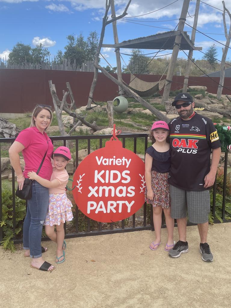 Variety Children’s charity holds annual Christmas party at Sydney Zoo