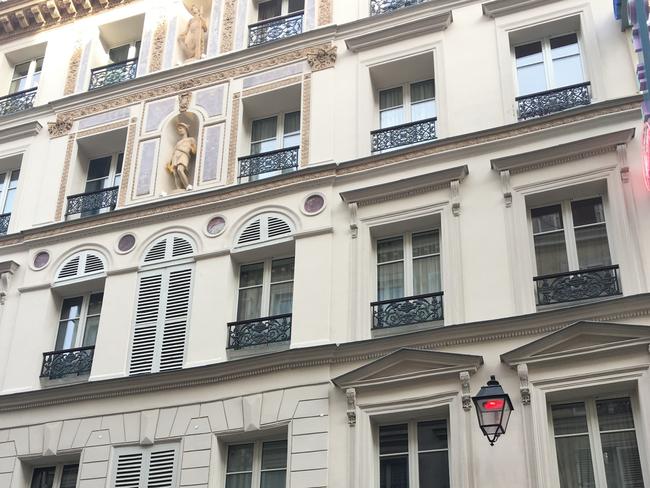 The Grand Hotel Amour in Paris. Single fell from the third level.