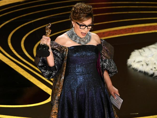 Ruth E. Carter accepts the Costume Design award for 'Black Panther' onstage during the 91st Annual Academy Awards. Picture: Getty