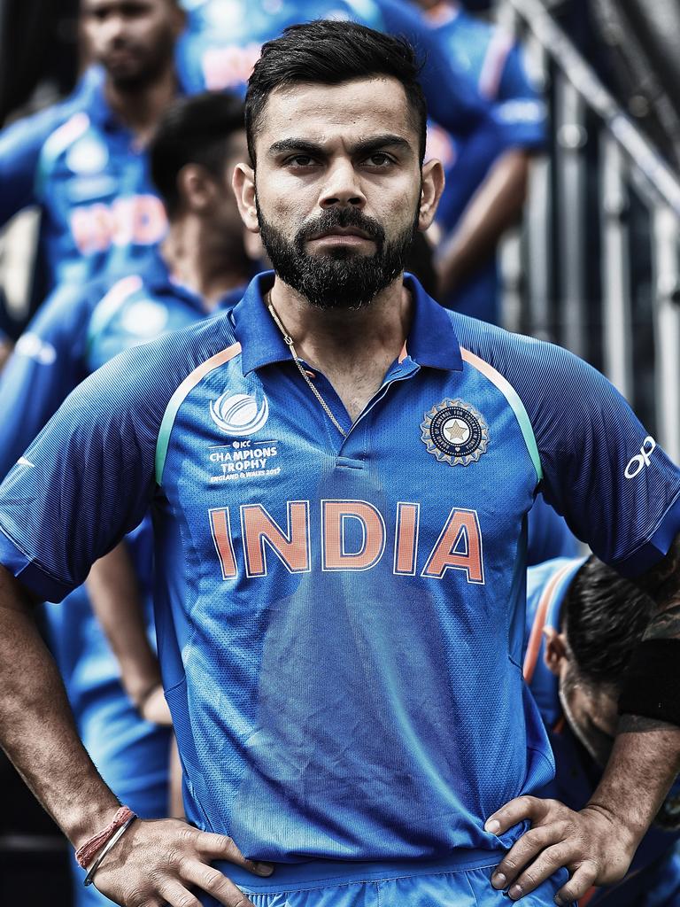 The determined face of a cricket superstar. Picture: ICC/Getty Images