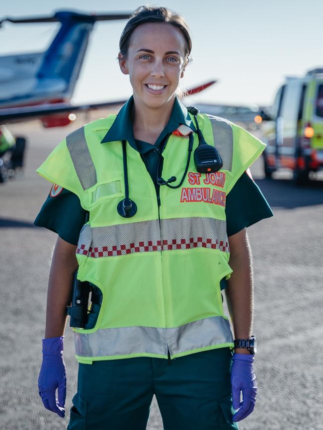 Paramedic Caitlin Little. Picture: Australian Catholic University