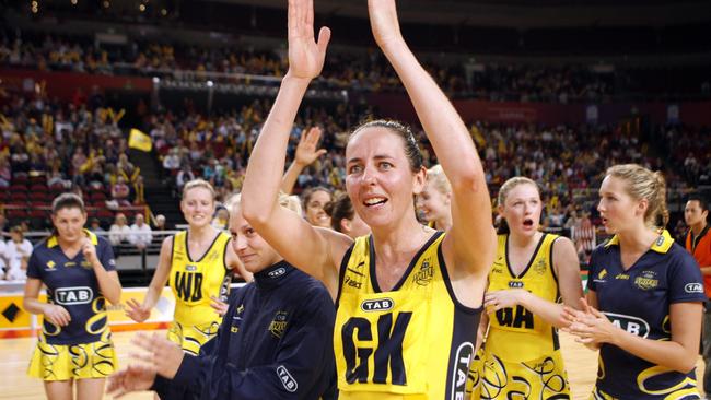 Liz Ellis won four premierships with the Sydney Swifts. Picture: AAP Image/Per Groth