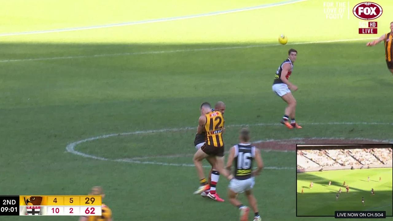 Paddy Ryder was sidelined for this hit.