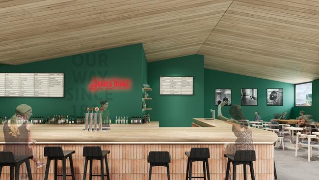 Plans for the $1.8m redevelopment of the Boag's Brewery visitor centre. Picture: Supplied