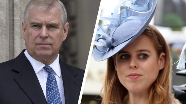 Prince Andrew and Princess Beatrice. Picture: Supplied