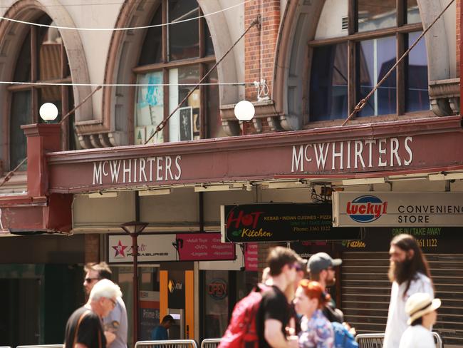 This 2017 photo hints at the building’s sad condition. Picture: AAP Image/Claudia Baxter