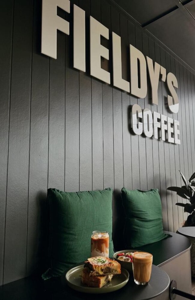 Tom Wilcock opens Fieldy’s Coffee, Fairfield Road | The Courier Mail