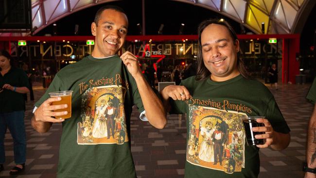 Smashing Pumpkins fans at the Adelaide Entertainment Centre, April 26. Picture: Ben Clark