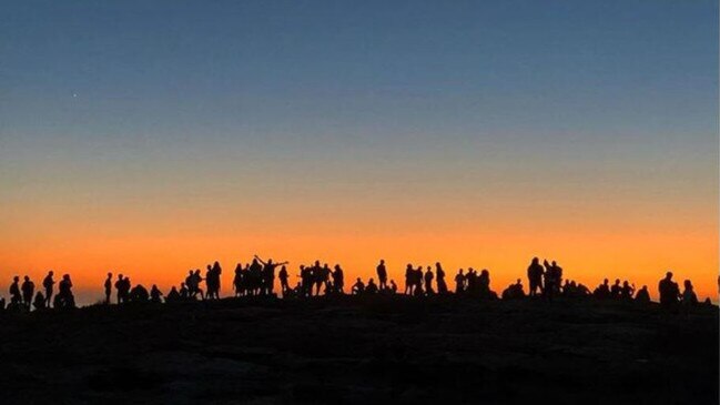 A party at Malabar headland in November last year. Picture: Instagram