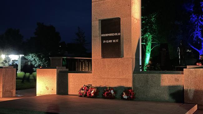 Wreaths were laid at the Dawn Service on Friday morning as Mildura commemorated Anzac Day.