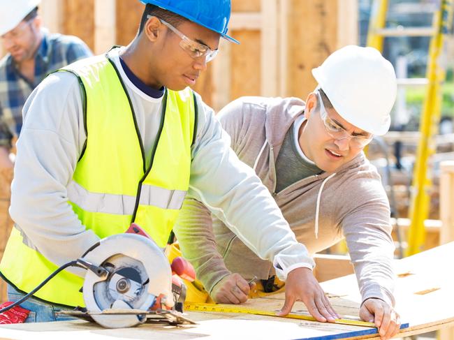 Tradie , tradesman , tradeswoman generic file . Photos: iStock