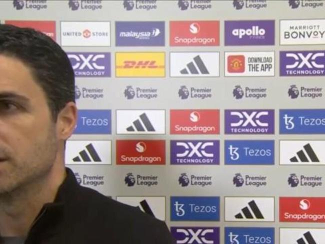 Arteta departs after title race question