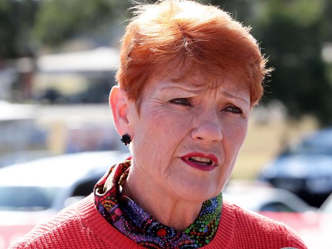 Senator Hanson is notoriously private about her 13 year relationship. Picture: NCA NewsWire / Peter Lorimer.