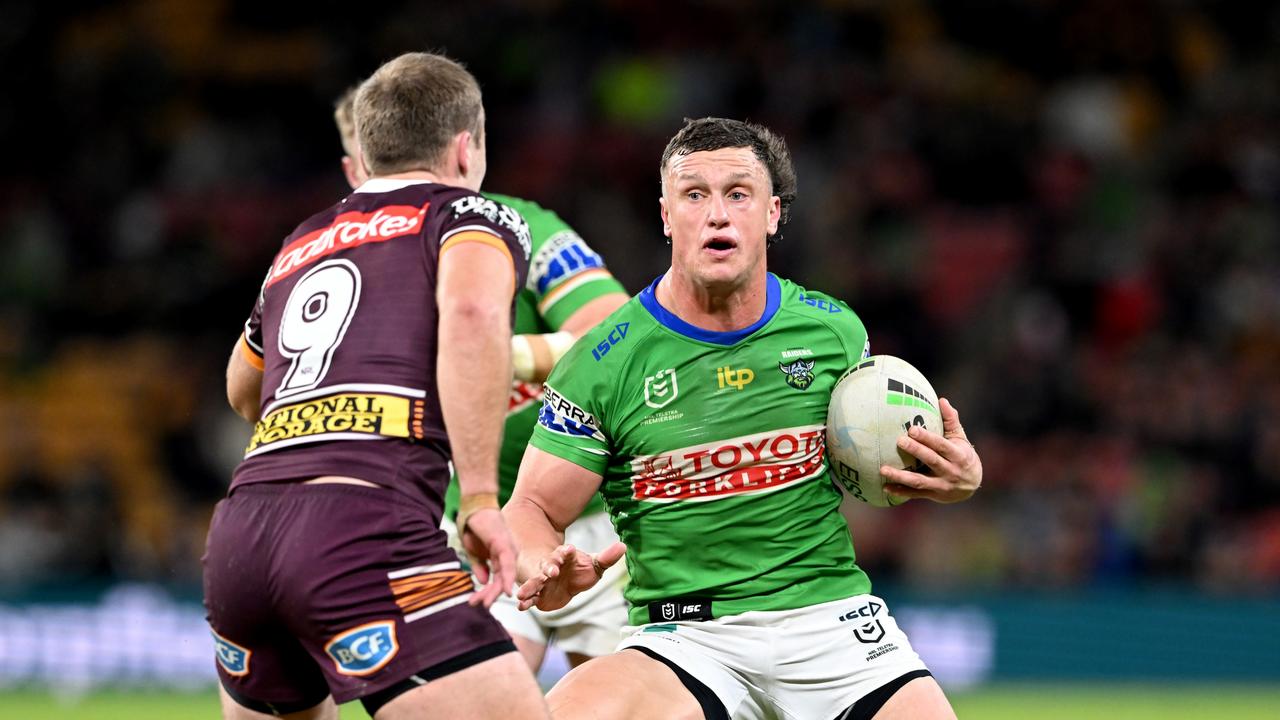 Jack Wighton has been in red-hot form for the Raiders and was among the Blues best in Game 1. Picture: Getty